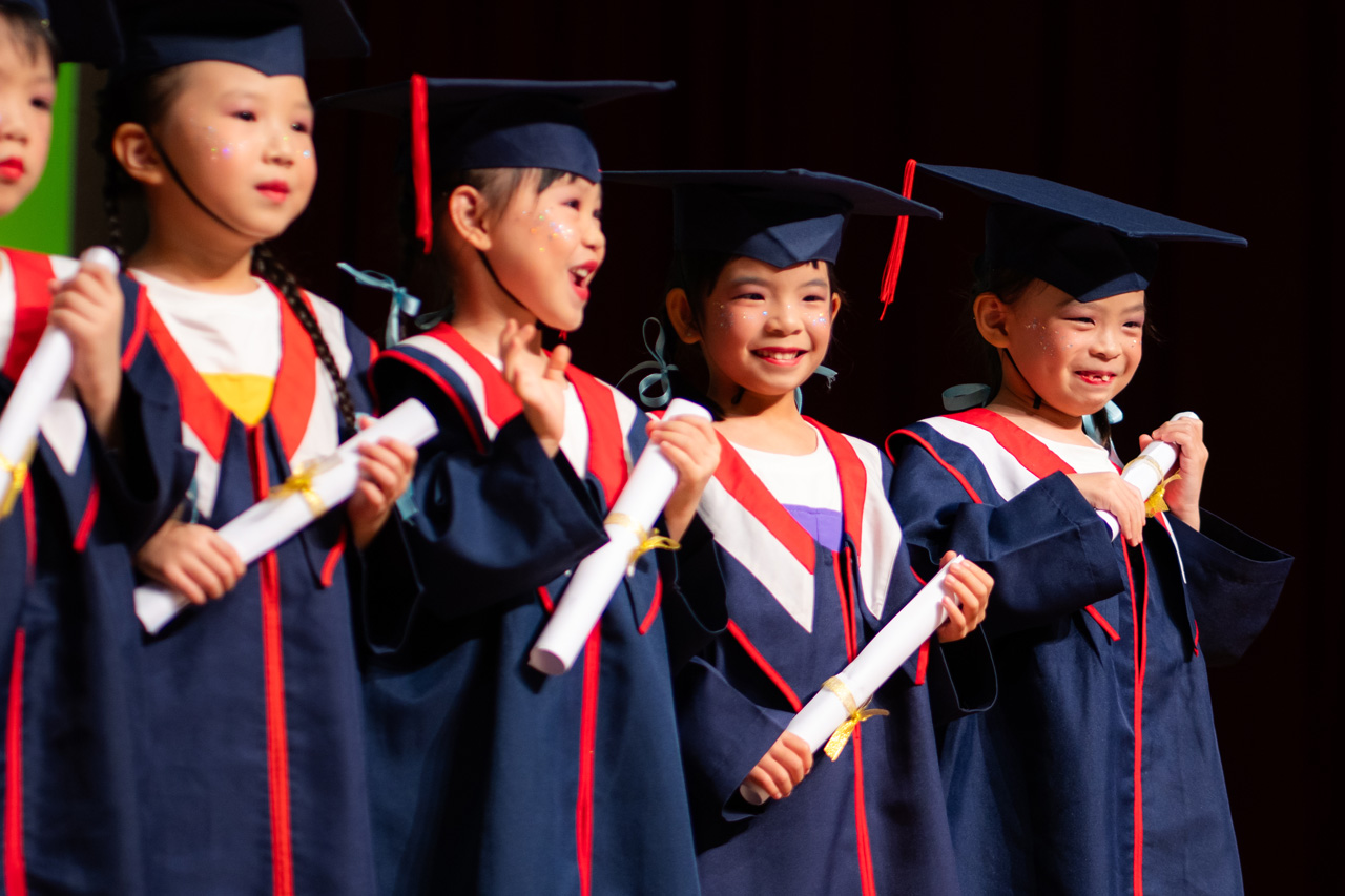 Little scholars, big dreams! Our K2 graduates celebrating the first step of their learning journey.